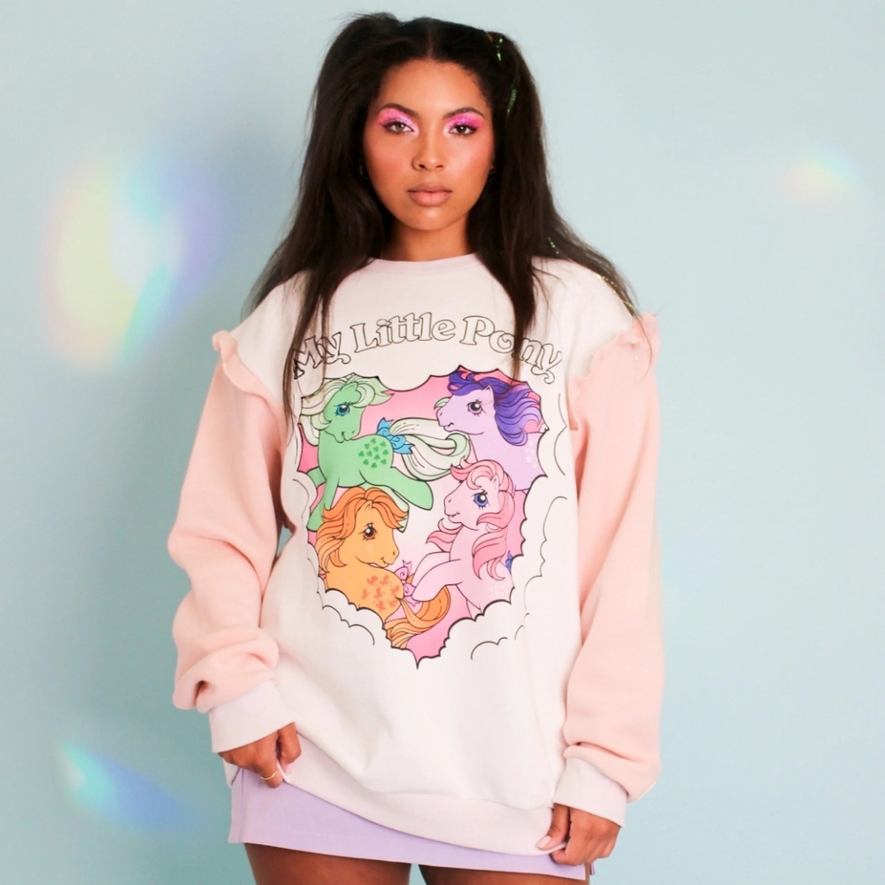 Cakeworthy My Little Pony Ruffle Crewneck Sweatshirt